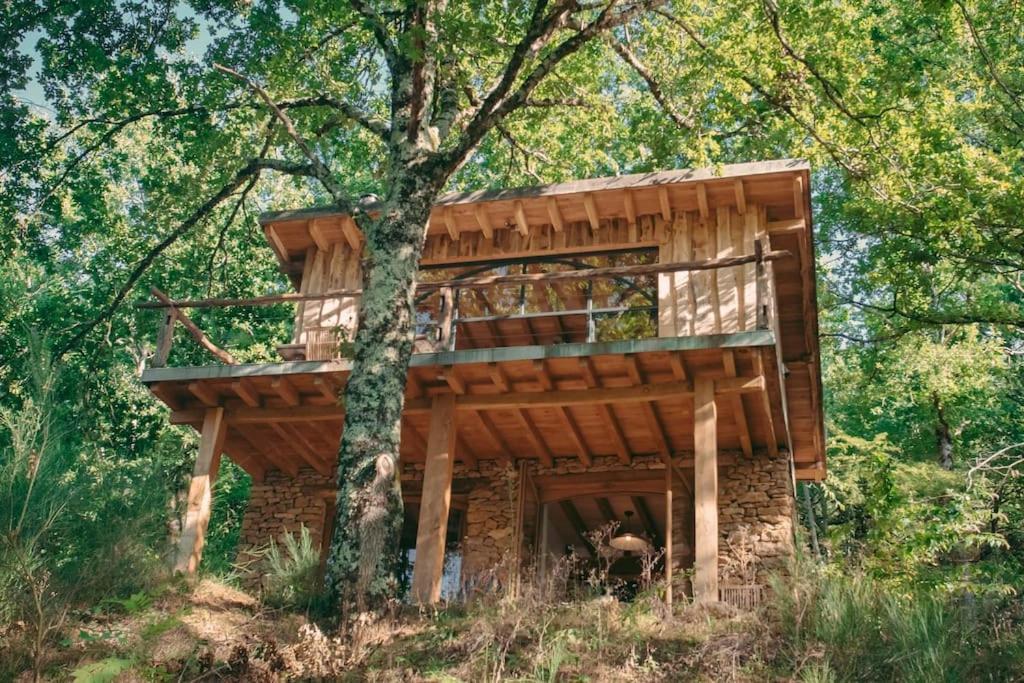 Lake House I // Alauzet Ecolodge + Nature Spa Castelnau-de-Mandailles Extérieur photo